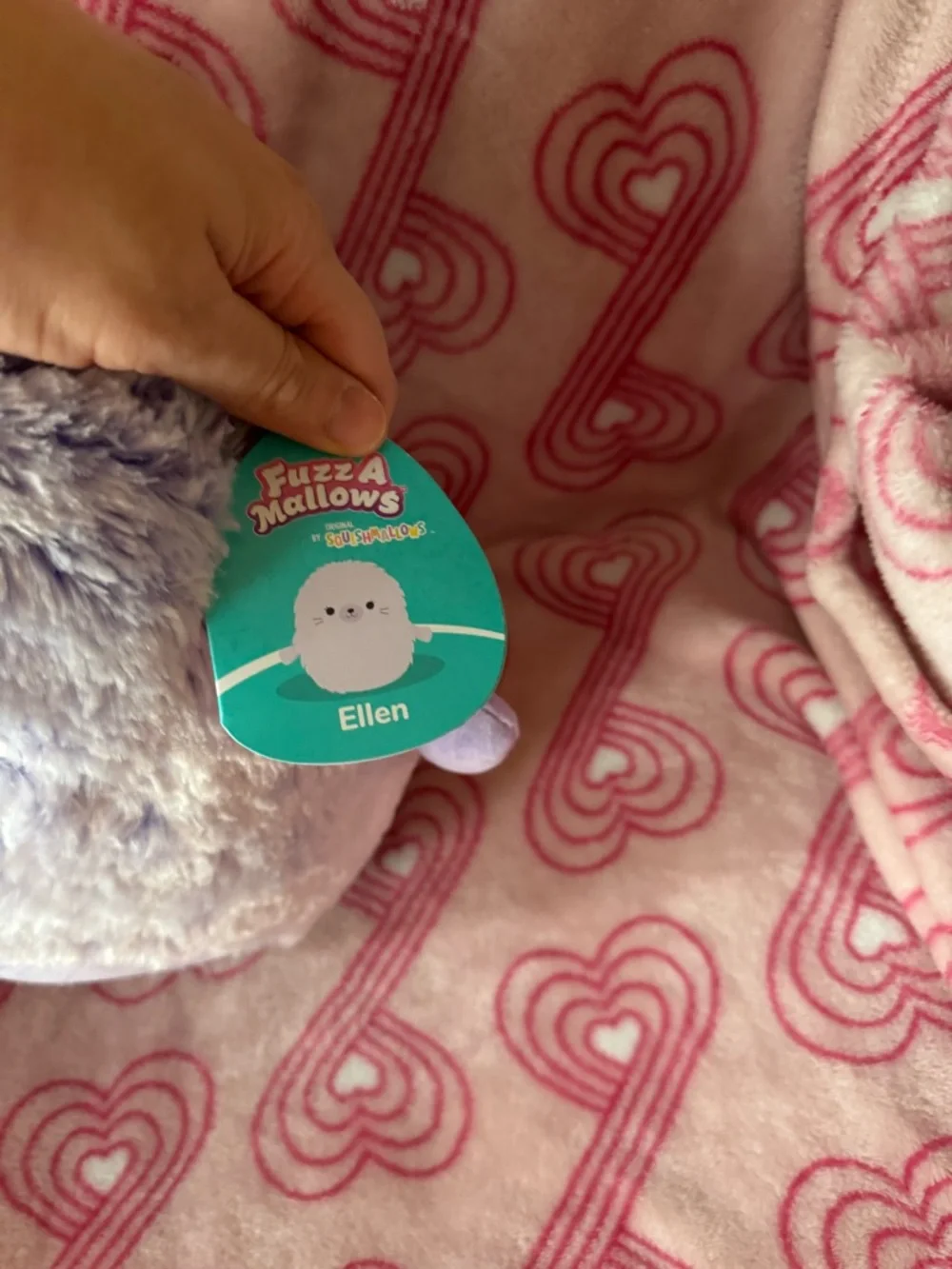 Squishmallows Lavender Plush Small Pet Snuggle Buddy